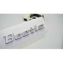 Dk Tuning Volkswagen Beetle Bagaj Metalik Gri Abs Yazı Logo Amble