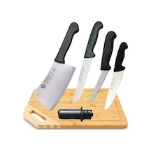 Sürbisa Satır Kurban Bıçak Seti 61703+61140+61113+61110+61099 Siyah