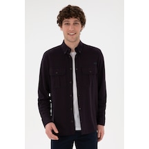 U.s. Polo Assn. Erkek Bordo Gömlek Örme 50290770-vr014 Bordo