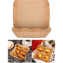 45 Adet Air Fryer Tek Kullanımlık Kahverengi
