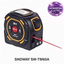 Sndway Sw-tm60a Lazer Mesafe Ölçerli Şerit Metre 5 Metre