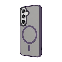 Ardemix Galaxy Uyumlu S24 Plus Uyumlu Sert Pc Arka Yüzey Wireless Şarj Özellikli Flet Magsa Koyu Yeşil