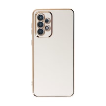 Samsung Galaxy  Uyumlu - A73 5g Kılıf Volet Silikon - Beyaz