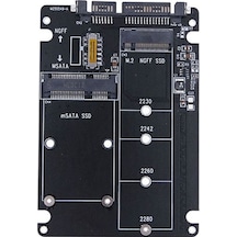 Sata 3 To M.2 Ngff Msata Ssd Çavirici Kart Sata M2 Dönüştürücü