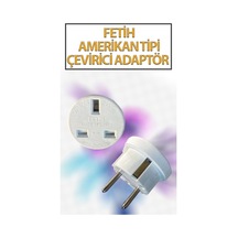 1 Adet Ingiliz Fiş Adaptör Çevirici Ingiliz-türk Çevirici Priz Adaptör