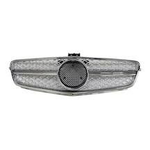 Mercedes W204 C63 Ön Panjur Krom Silver