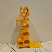 Kitap Tutucu Books Yazılı 3d - Sarı -