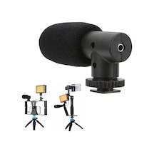 Yaleker Puluz Pu3017 Profesyonel Mikrofon: Gürültü Engelleme, Telefon-kamera Uyumlu, Vlog/mülakat/video Kaydı İçin Stereo Ses Alıcı