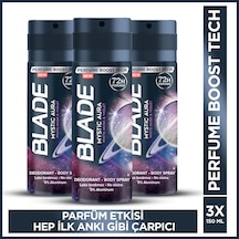 Blade Mysaur Erkek Alüminyumsuz Deodorant 3x150 Ml