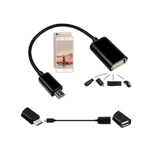 Micro USB To Otg Kablo Sony Samsung Uyumlu Lg Çevirici Adaptör An-7034
