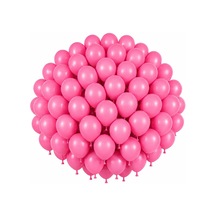 Pembe Renk Lateks Pastel Balon 30 Cm - 100 Adet