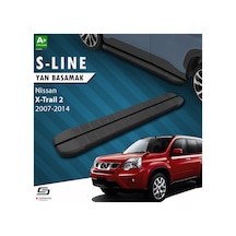 S-Dizayn Nissan X-Trail T31 S-Line Siyah Yan Basamak 173 Cm 2007-