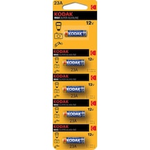 Kodak Max 23A 12V Kartela Super Alkalin Pil 5'li