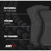 Opel Combo Panelvan 2 Parça 1993-2001 3d Araca Özel Havuzlu Paspas Bmy