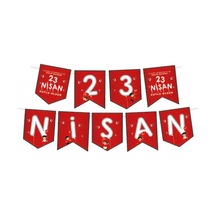 23 Nisan Kutlu Olsun Zikzak Banner