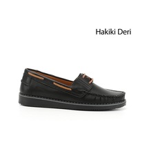 Gönderi(R) Gönderi R Kadın Siyah Bağcıklı Hakiki Deri Comfort Ayakkabı Ddza78245332 Siyah