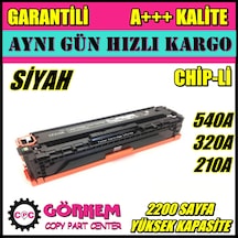 Hp Color Laserjet Pro Cp1515N Uyumlu Toner Siyah (Cb540A)
