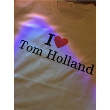 Marvel Spiderman Tom Holland Tshirt Beyaz