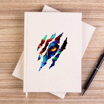 Avatar The Way Of Water Eye Çizgisiz Kanvas Defter Krem