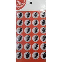 Bu-Bu Lüx Epoxy Atatürk 2 Cm. Sticker Ls0045