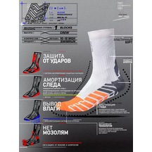 Moretan Engebeli Arazide Koşu İçin Spor Çorapları 173283596 Beyaz Moretan Engebeli Arazide Koşu İçin Spor Çorapları 173283596 Beyaz