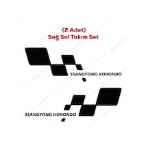 Korondo Sticker Ssangyong Korondo Kapı Altı Sticker Oto Sticker