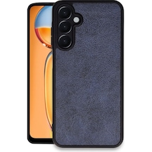 Samsung Galaxy M15 Kılıf Aras Deri Kapak - Lacivert