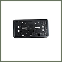 Bezos Çerçeveli Dikdörtgen Plakalık Plaka Altlığı Siyah 32x17cm 1 Adet Bezos1