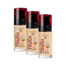 Moisture Foundation No: 109 - Hyaluronik Asitli Nemlendirici Fondöten Spf 20-30 Ml 3 Paketi 0