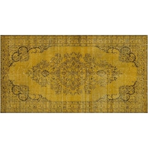 Eşsiz Anadolu Vintage Eskitme El Dokuma Halı 1,6 X 2,92 Cm 9122