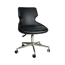 Mobilyakeyfi Bürocci Zaga Metal Ayaklı Çalışma Koltuğu-Siyah-2023A0101