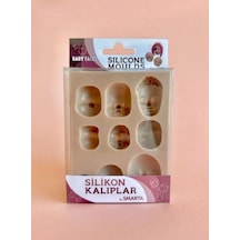 Smarta Silikon Kalıp - Bebek Yüzleri