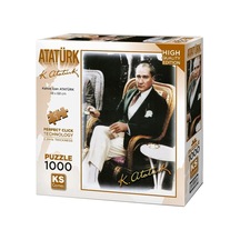 Ks Games Puzzle 500 Parça Yetişkin Kahve İçen Atatürk 11205