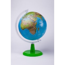 Gürbüz Işıksız Modern Küre Fiziki Dünya Haritası 20 CM