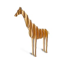 Maket 3d Ahşap Maket Zürafa Ahşap Boyama Maketi