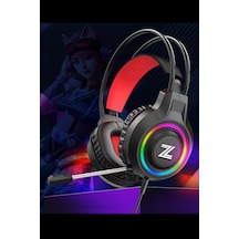 Zeiron V6 Siyah Usb 7.1 Stereo Profesyonel Mikrofonlu Surround Gaming Rgb Kulaküstü Oyuncu Kulaklığı