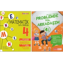 Fenomen 4. Sınıf Matematik S.b.+kırmızı Beyaz Problemlerde Yol Arkadaşım 2 Kitap
