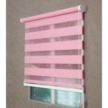 Asyhome Pembe Düz Zebra Perde