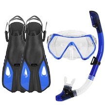 Techtic Paletli Şnorkel Seti Tüplü Dalış 37-41 S-m 42-47 L-xl