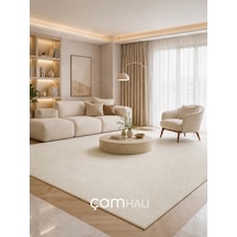 Eko Halı Zen 01 White Hav Toz Vermez Yumuşak Dokulu Salon Halısı Oturma Odası Halısı Yatak Odası Halısı Çocuk Odası Halısı Koridor Halısı Mutfak Halısı Modern Makine Halısı Beyaz