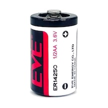 Eve Er14250 1/2aa Size 3. 6v 1200 Mah Şarjsız Li-socl2 Lithium Pil