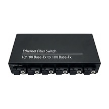 Fiber Optik+rj45 Medya Dönüştürücü 100m,6kanal Fibr,2 Rj45,25kmv