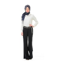 Soralline Kadın Pantalon Abiye 1678 Lacivert Lacivert