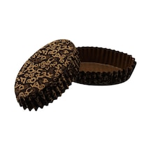 Cupcake Kalıbı Pet Kapsül Oval Harf Desenli Kek Kalıbı 100 Adet Cupcake Kalıbı Pet Kapsül Oval Harf Desenli Kek Kalıbı 100 Adet