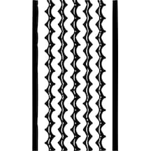 Oto Lastik İzi Folyo Sticker Derstv410 130cm Uzunluk Siyah