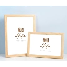 Ahşap Resim Çercevesi, Masif Çerçeve,doğal Ahsap Rengi İle Fotograf, Resim Kolajları, Duvar Gal