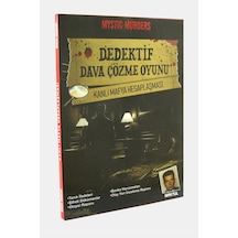 Film Setinde Cinayet Dedektif Dava Çözme Oyunu-siyah N701