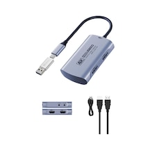 4k 60fps Video Yakalama Kartı, Usb 3.0 Hdmı Capture Card, 4k60 Geçiş Desteği, 1440p 144hz / 1080p 240hz, Ses Girişi Ve Mikrofon Çıkışı, Ps5, Xbox, Switch, Pc, Mac Uyumlu