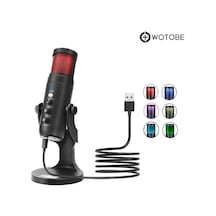 Ayarlanabilir Rgb Renk Değiştiren Usb Mikrofon
