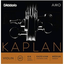 D'Addario Ka310 4/4M Kaplan Amo Set Keman Teli